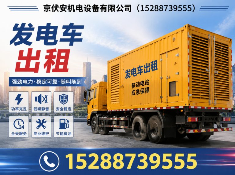 十堰静音发电车租赁展示图
